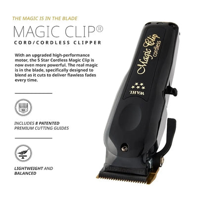 Wahl Magic Clip Cordless Tondeuse Black