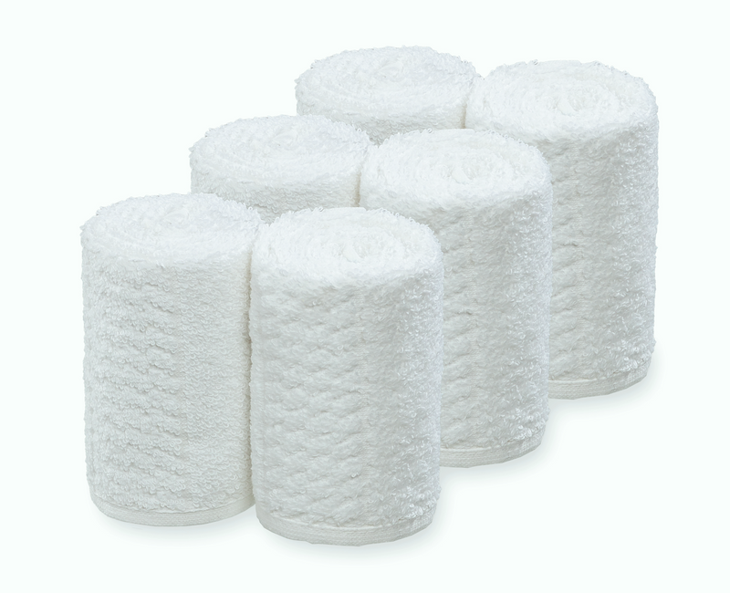 BARBURYS Face Towel White 6pcs