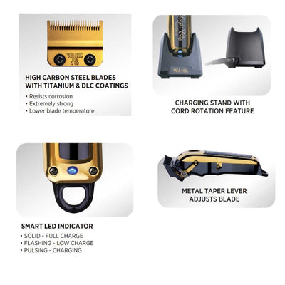 Wahl 5 Star Magic Clip Cordless Gold Tondeuse